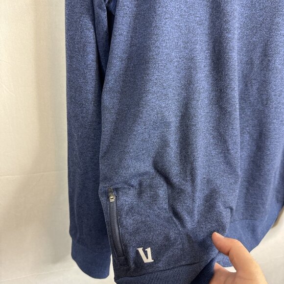 Vuori x Peloton Long Sleeve Performance Crew Blue Men’s Large - Picture 2 of 6